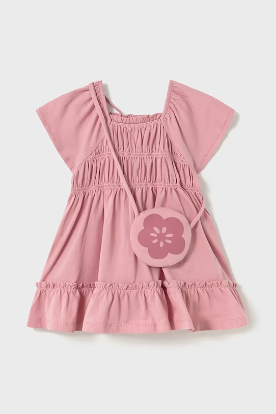 Хлопковое платье для малышей Mayoral, розовый
Хлопковое платье для малышей Mayoral, розовый