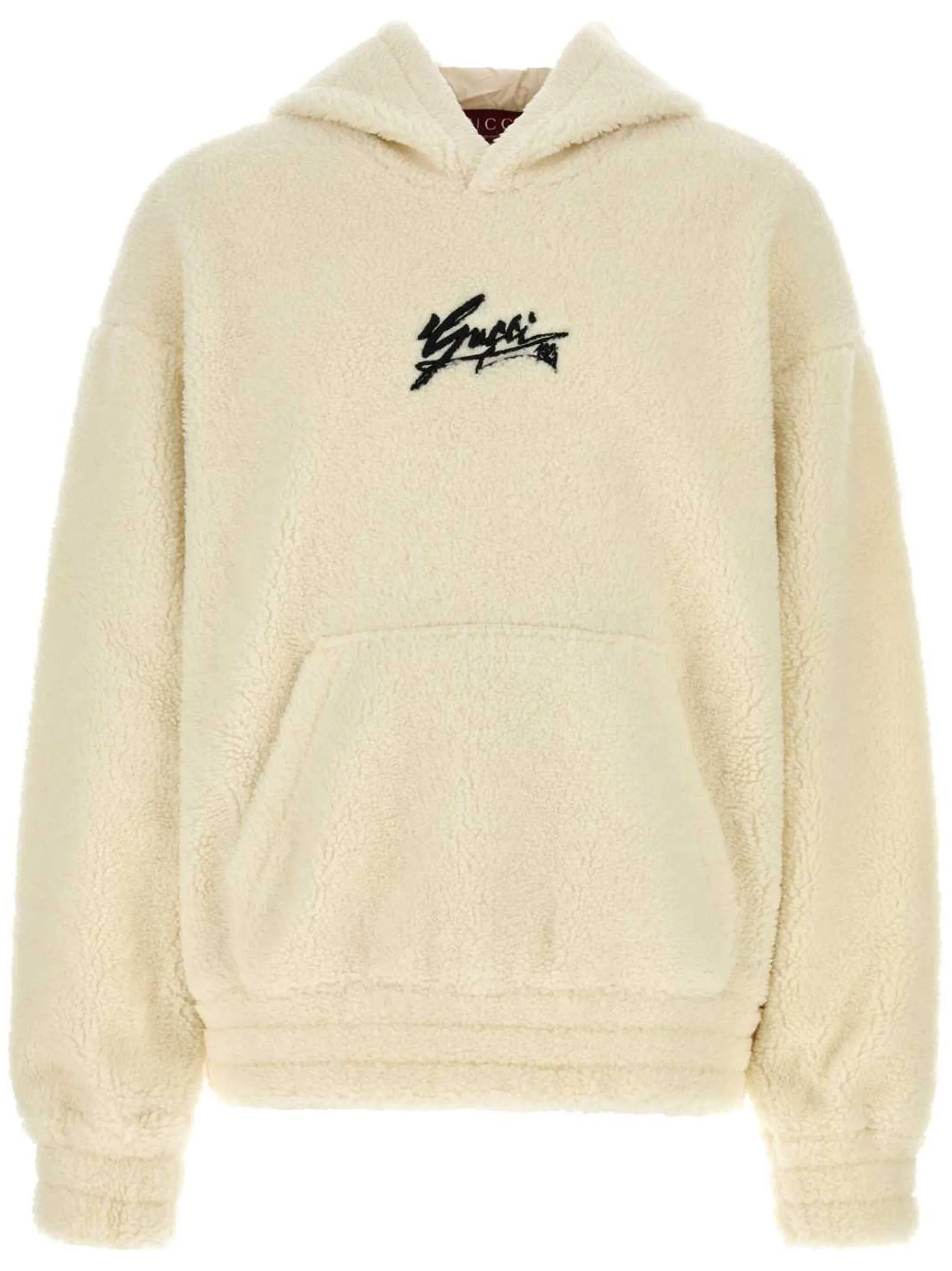 Худи из шерпы Gucci, кремовый
Худи из шерпы Gucci, кремовый