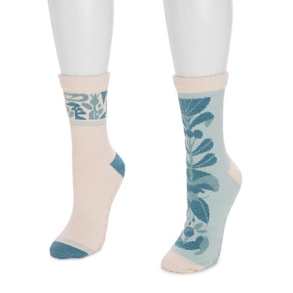 Женские компрессионные носки с противоскользящей подошвой, 2 пары Muk Luks, Blue Vanilla
Женские компрессионные носки с противоскользящей подошвой, 2 пары Muk Luks, Blue Vanilla