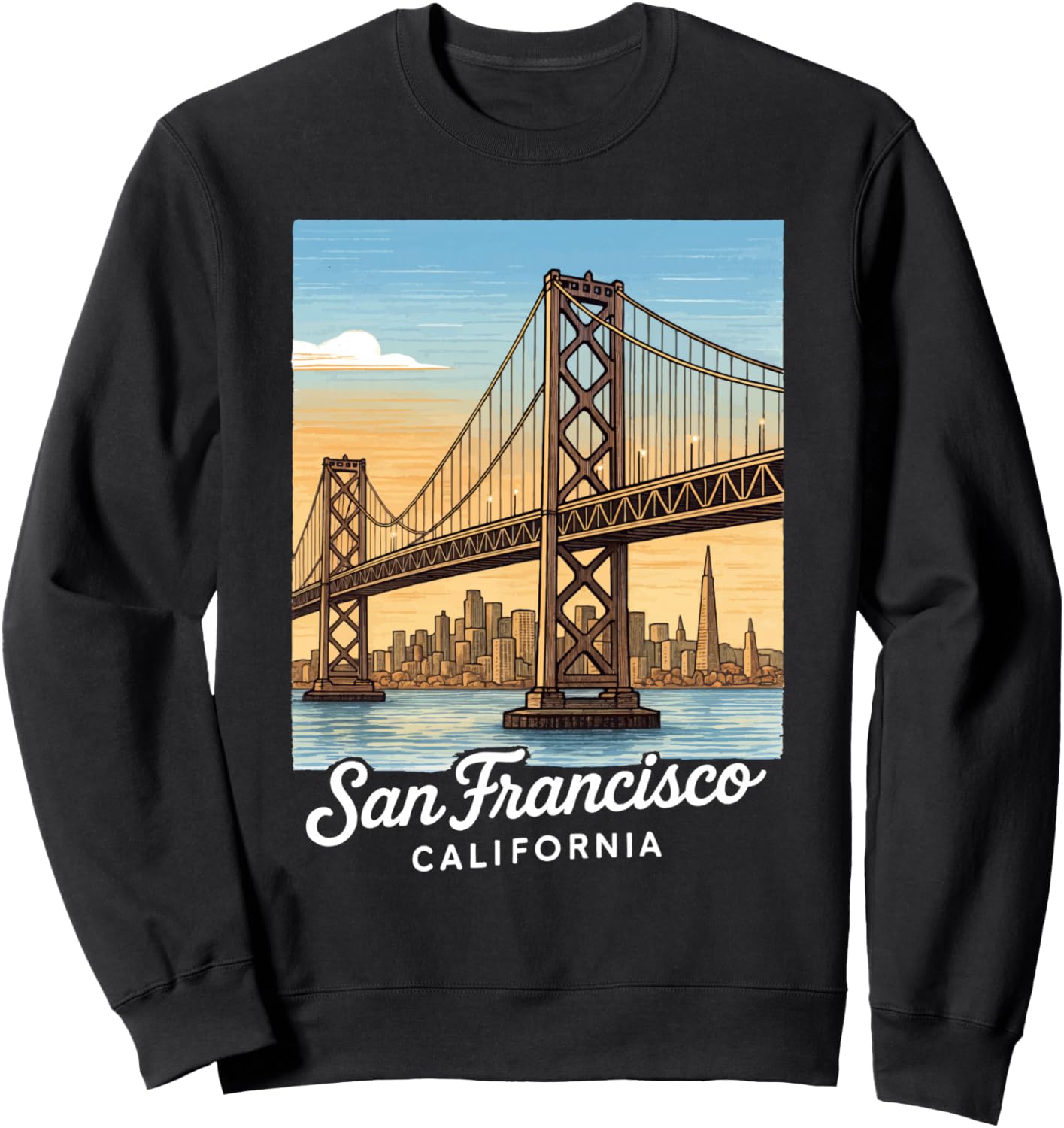 Толстовка с надписью «Сан-Франциско, Калифорния» San Francisco Skyline, черный
Толстовка с надписью «Сан-Франциско, Калифорния» San Francisco Skyline, черный