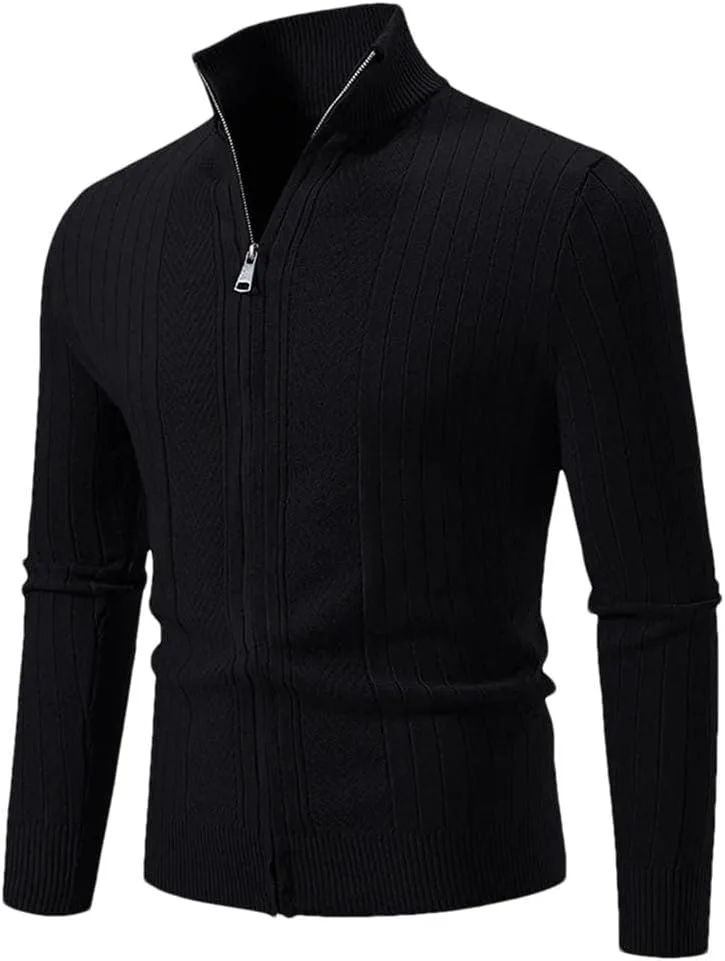 Мужской кардиган с воротником стойкой, Slim Fit, с карманами
Мужской кардиган с воротником стойкой, Slim Fit, с карманами