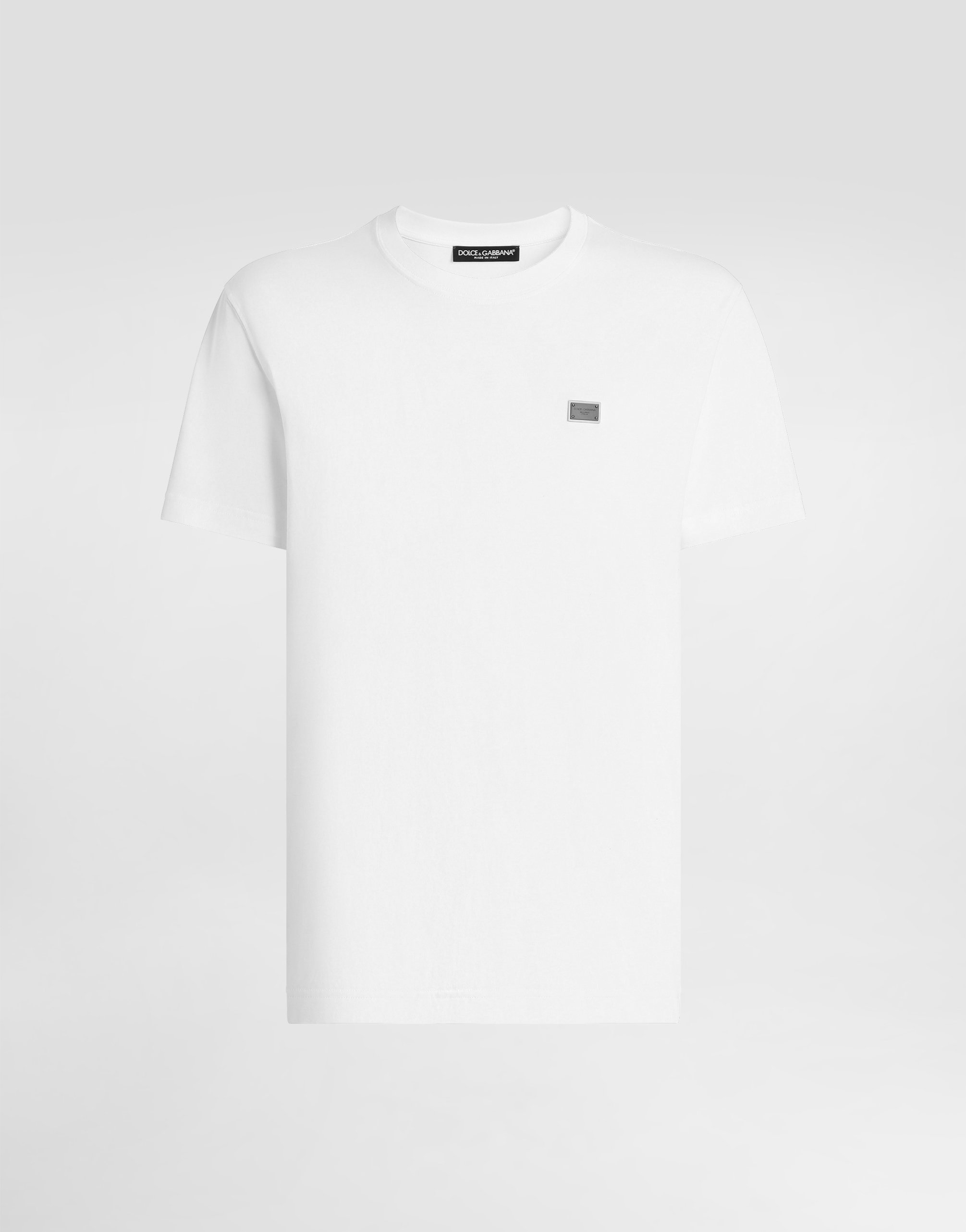 Хлопковая футболка с биркой Dolce & Gabbana, белый
Хлопковая футболка с биркой Dolce & Gabbana, белый