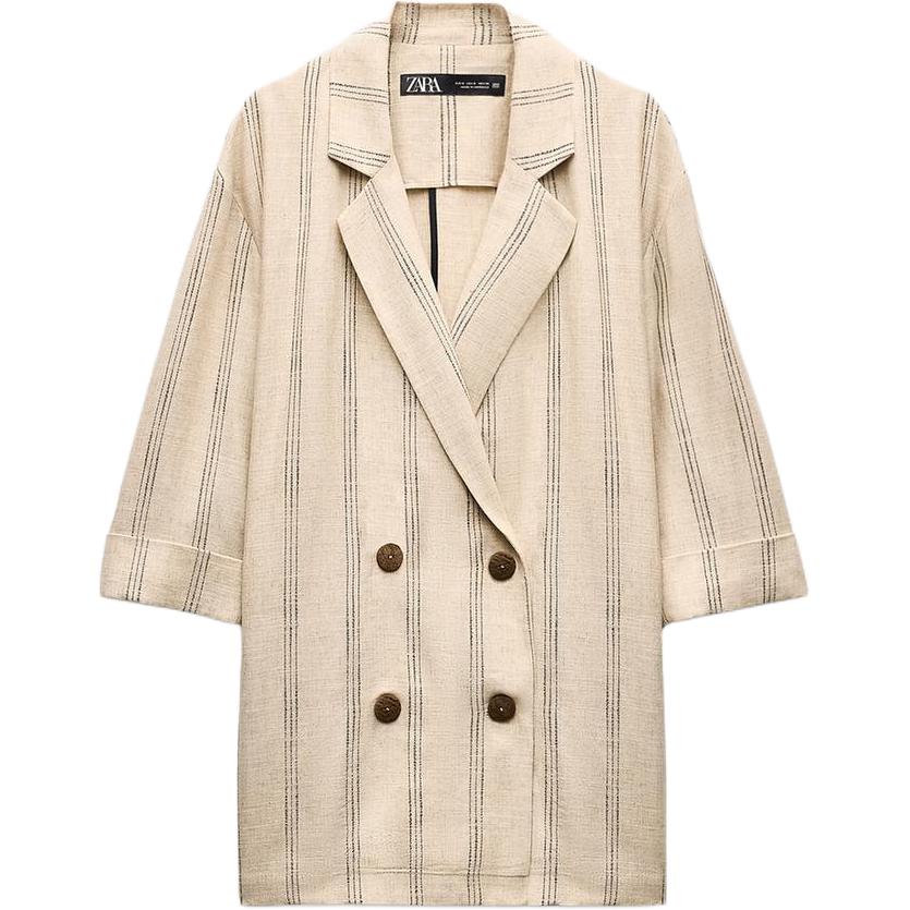 Костюм женский ZARA в цвете нюд/морская синь
Костюм женский ZARA в цвете нюд/морская синь