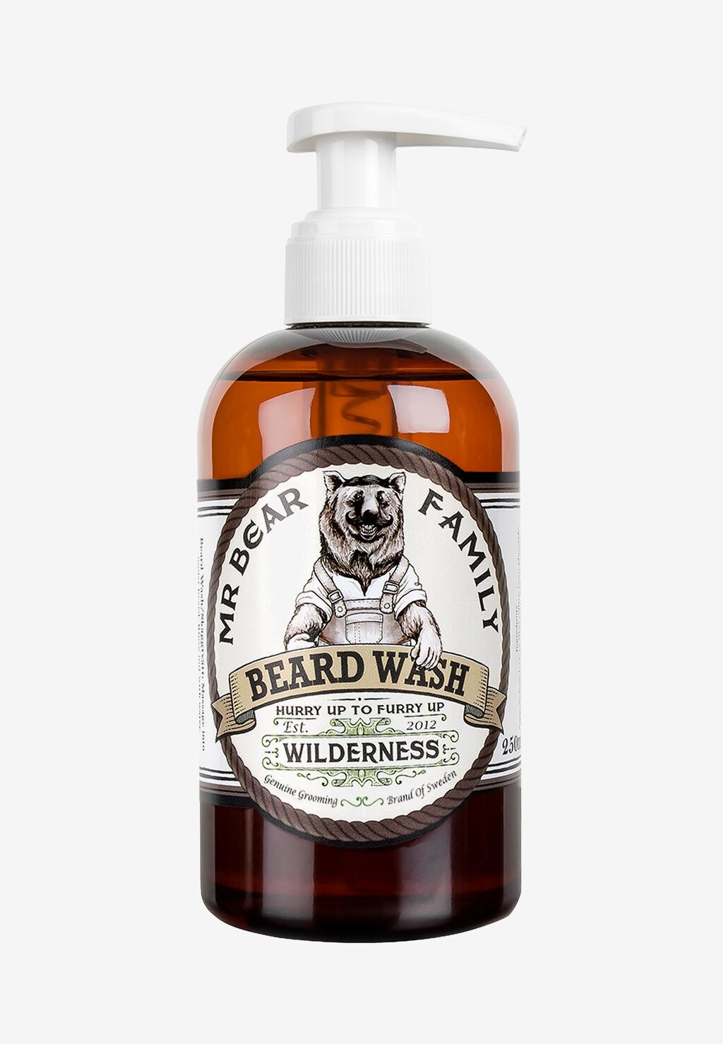 Шампунь для бороды BEARD WASH Mr Bear Family, цвет wilderness
Шампунь для бороды BEARD WASH Mr Bear Family, цвет wilderness