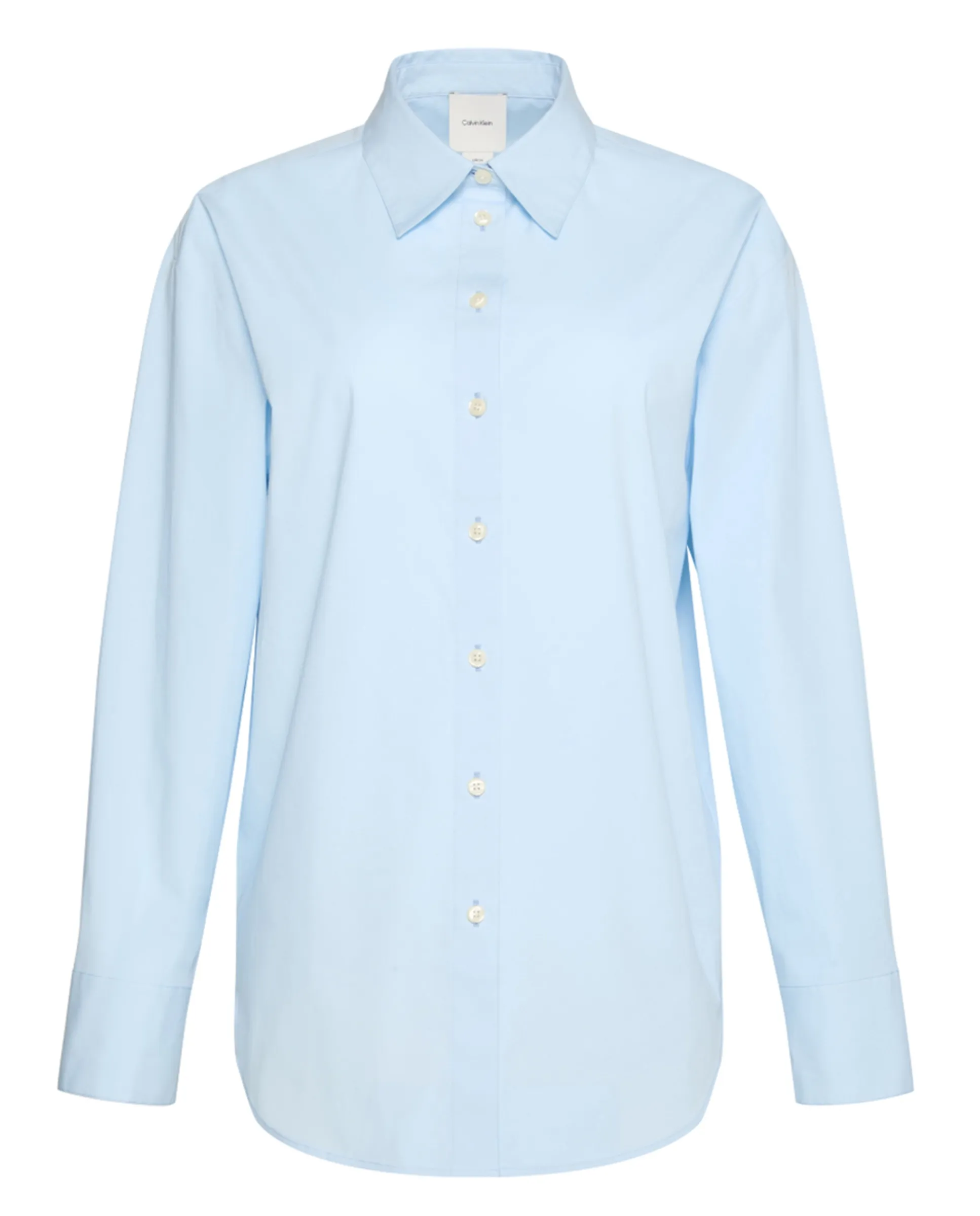 Женская рубашка из поплина свободного кроя Calvin Klein, светло-голубой
Женская рубашка из поплина свободного кроя Calvin Klein, светло-голубой