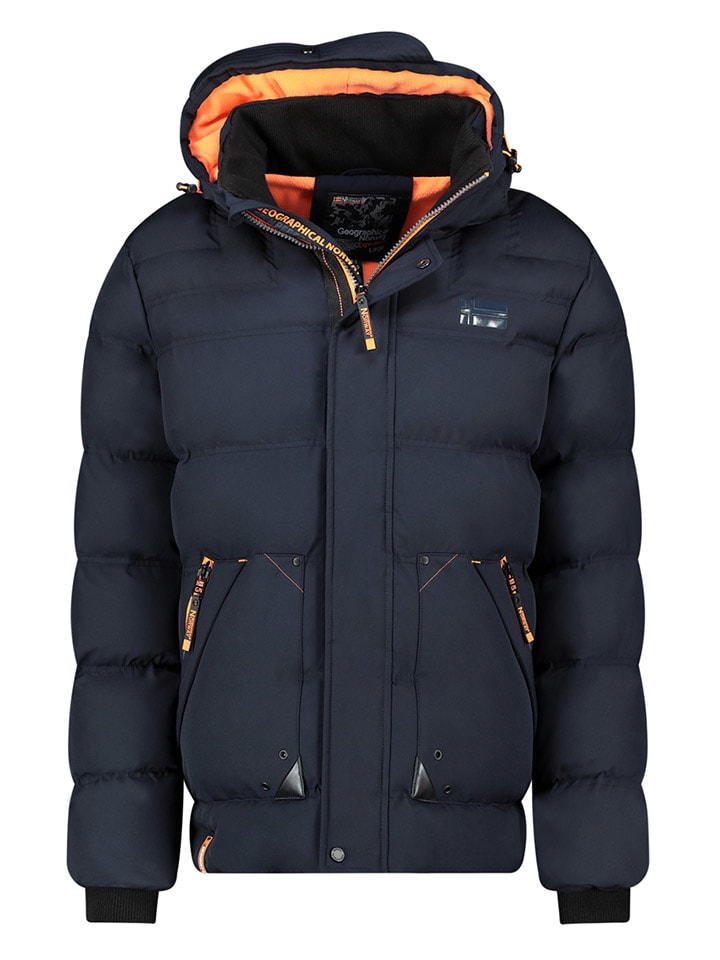 Зимняя куртка темно-синего цвета Geographical Norway
Зимняя куртка темно-синего цвета Geographical Norway