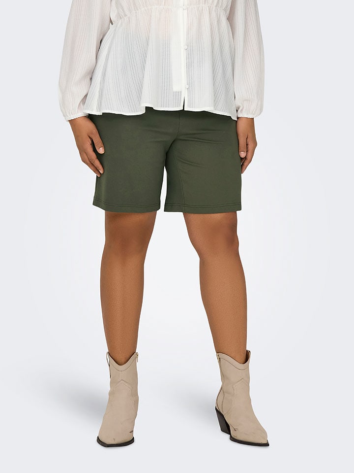 Шорты ONLY Carmakoma, хаки
Шорты ONLY Carmakoma, хаки