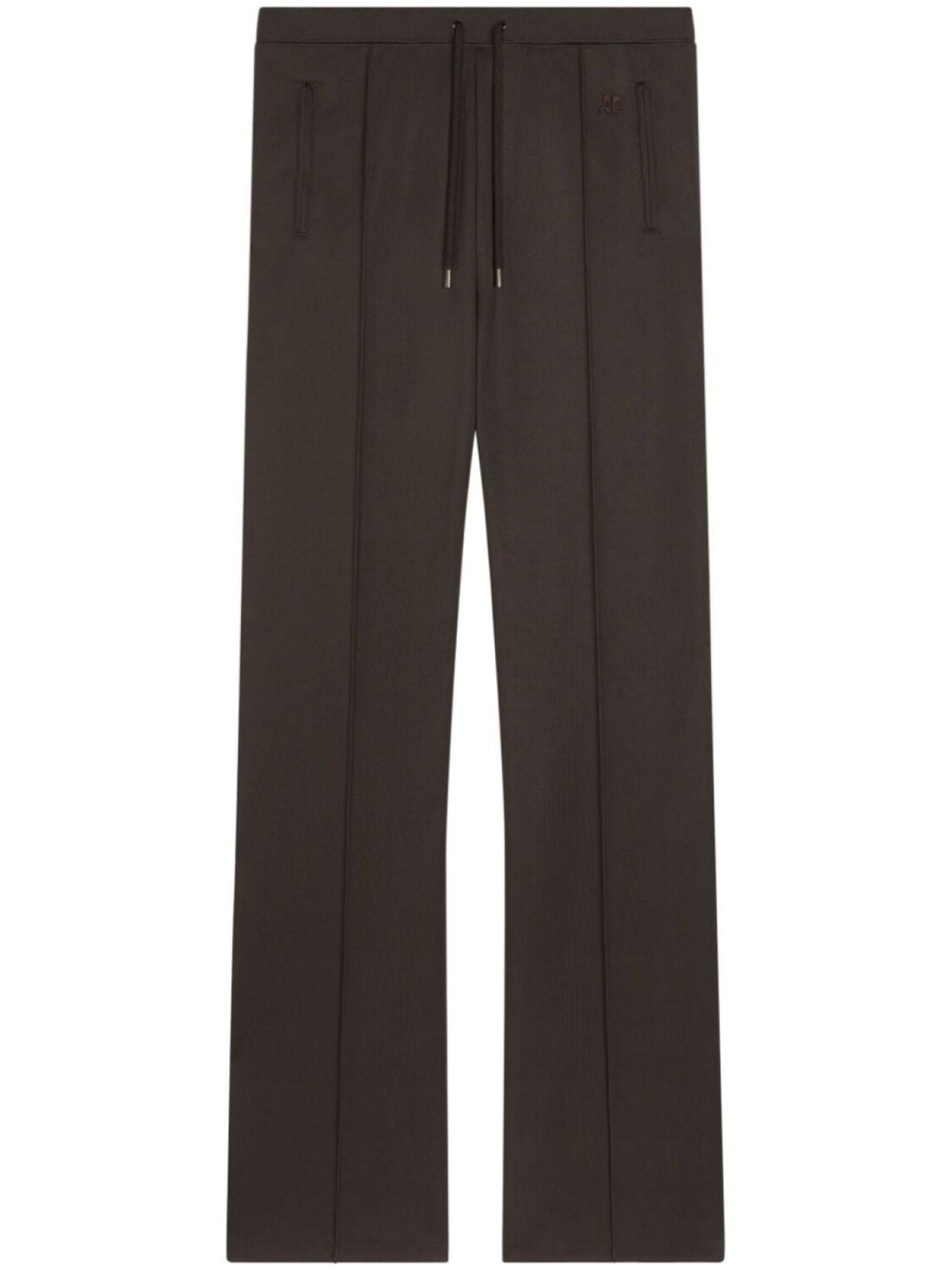 Courrèges спортивные брюки прямого кроя, коричневый
Courrèges спортивные брюки прямого кроя, коричневый