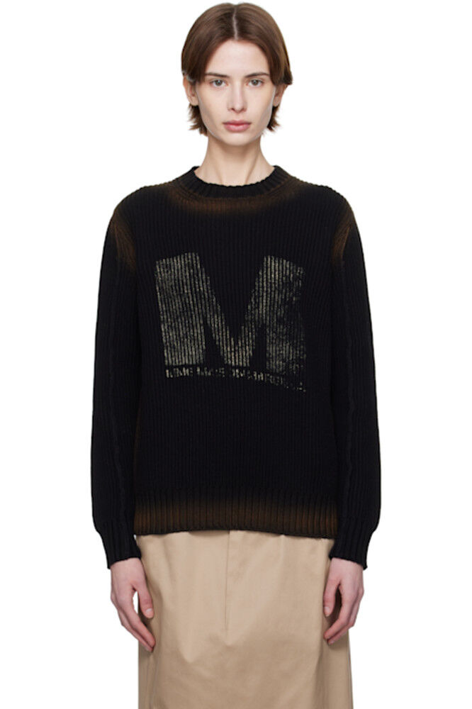 Черный выбеленный на солнце свитер с круглым вырезом и логотипом MM6 Maison Margiela
Черный выбеленный на солнце свитер с круглым вырезом и логотипом MM6 Maison Margiela