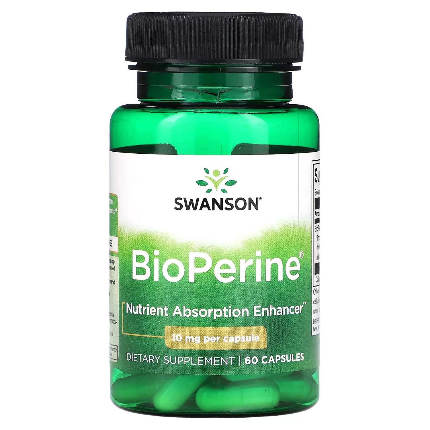 Биоперин, 10 мг, 60 капсул Swanson
Биоперин, 10 мг, 60 капсул Swanson