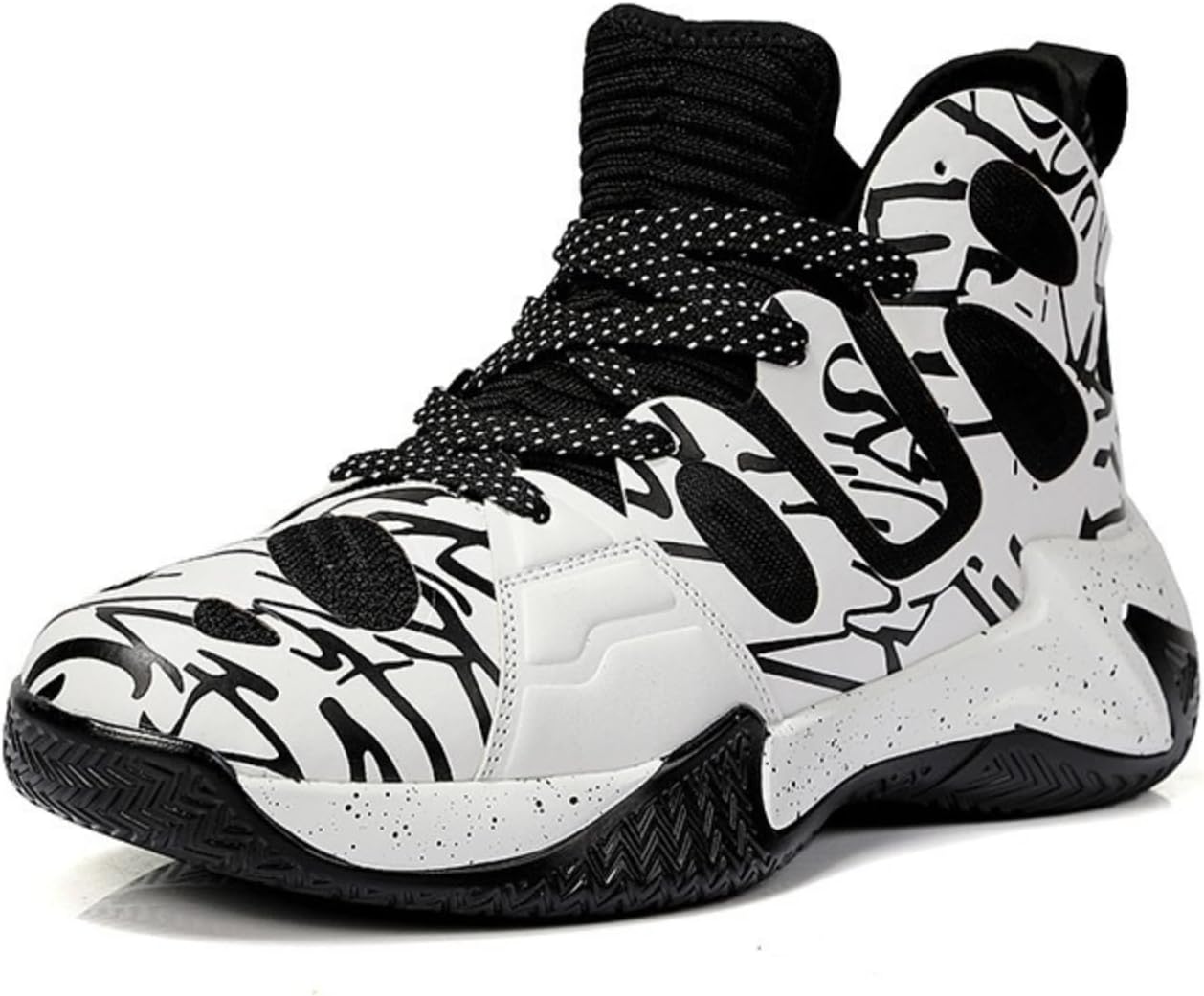 Мужские кроссовки Graffiti из кожи с шнуровкой, высокие, для баскетбола, легкие, с противоскользящей подошвой, для бега, тенниса, тренировок, классические для ходьбы, спорта, волейбола и бейсбола Qklmwes, черный
Мужские кроссовки Graffiti из кожи с шнуровкой, высокие, для баскетбола, легкие, с противоскользящей подошвой, для бега, тенниса, тренировок, классические для ходьбы, спорта, волейбола и бейсбола Qklmwes, черный