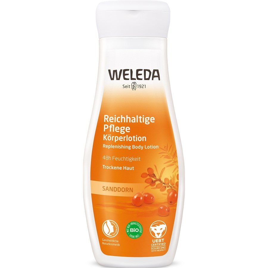 Лосьон для тела Weleda Sanddorn Reichhaltige Pflege Körperlotion, Langanhaltende Feuchtigkeit für trockene Haut 200 ml
Лосьон для тела Weleda Sanddorn Reichhaltige Pflege Körperlotion, Langanhaltende Feuchtigkeit für trockene Haut 200 ml