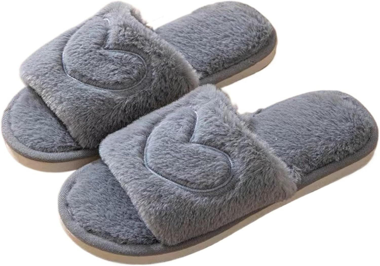 Милые тапочки в форме сердца для женщин и мужчин, парные, плюшевые, валентинки, мягкие и пушистые, забавные, для дома и улицы, с нескользящей подошвой Elirar, серый
Милые тапочки в форме сердца для женщин и мужчин, парные, плюшевые, валентинки, мягкие и пушистые, забавные, для дома и улицы, с нескользящей подошвой Elirar, серый