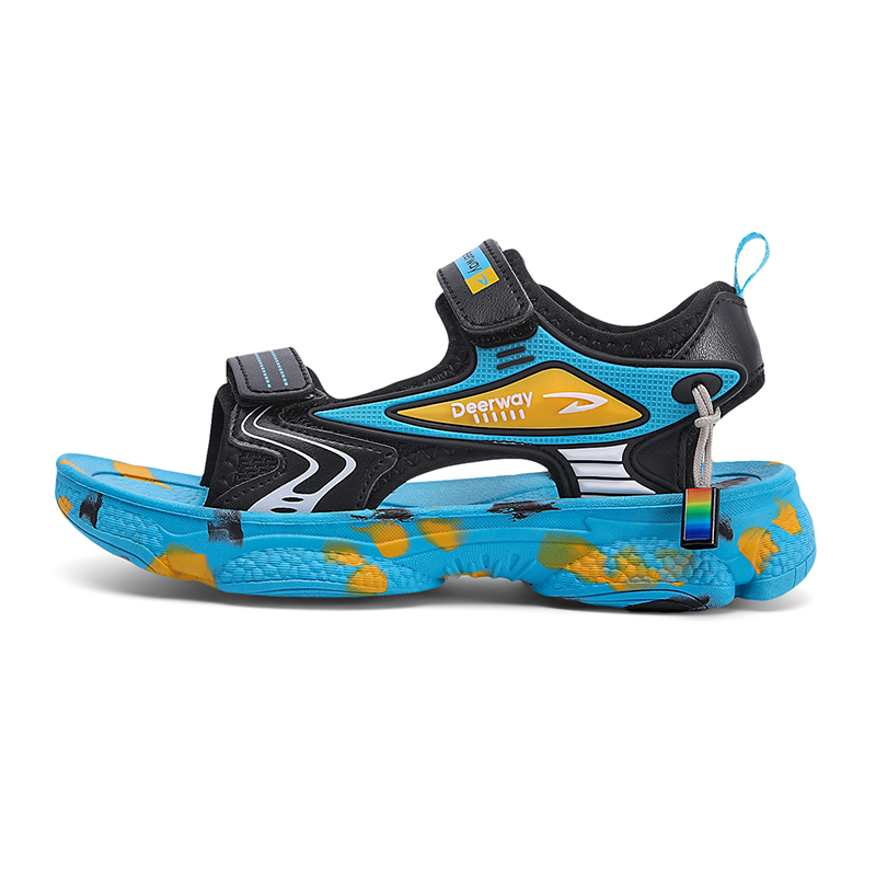 Детские сандалии с противоскользящей подошвой, устойчивые к истиранию, дышащие, легкие, с амортизацией DEERWAY, черный
Детские сандалии с противоскользящей подошвой, устойчивые к истиранию, дышащие, легкие, с амортизацией DEERWAY, черный