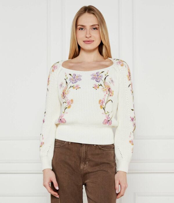 Джемпер женский Twin-Set с цветочным узором, бежевый
Джемпер женский Twin-Set с цветочным узором, бежевый