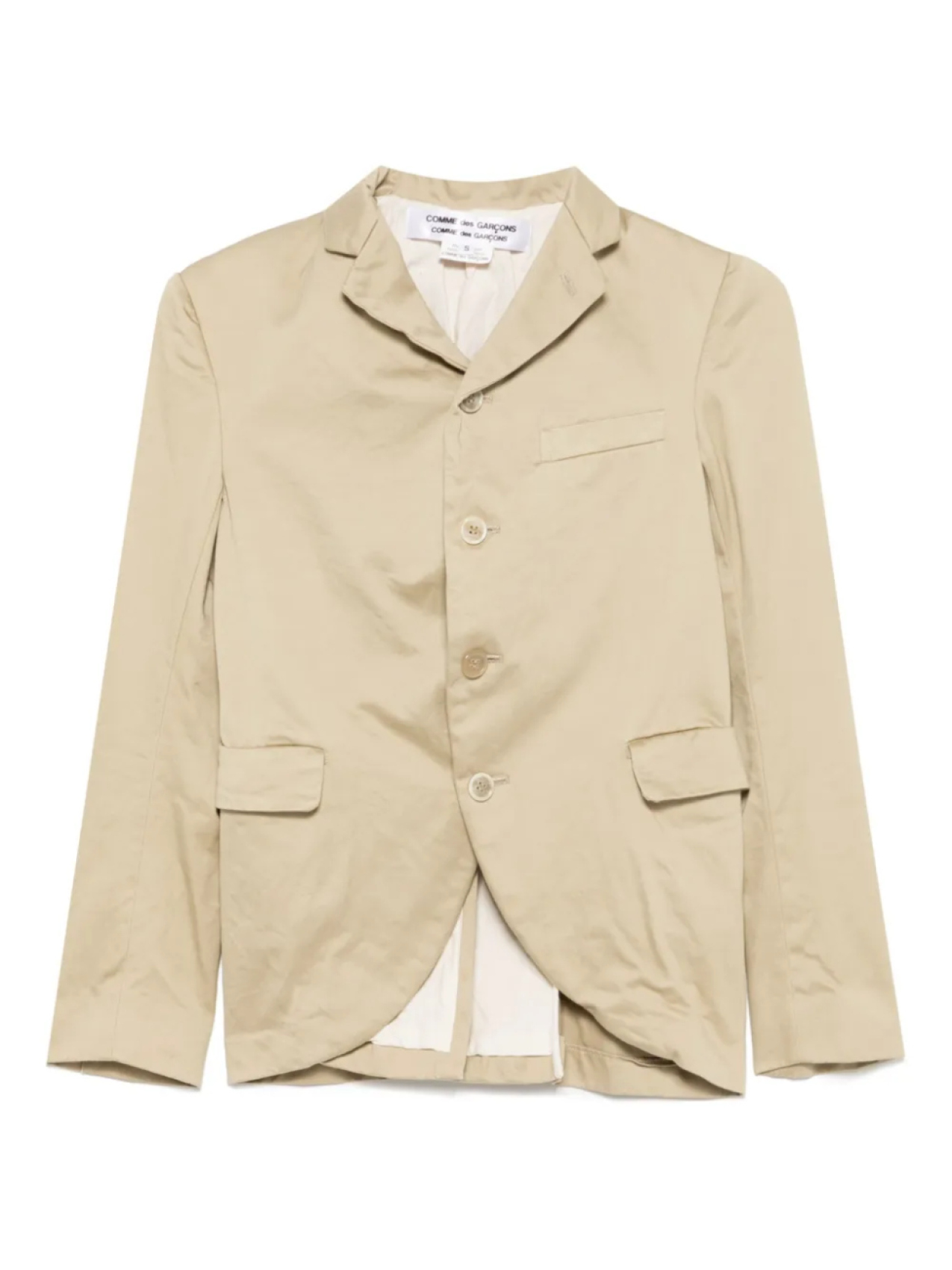 Comme Des Garçons Хлопковый блейзер Comme Des Garçons Comme Des Garçons Comme Des Garçons, нейтральный
Comme Des Garçons Хлопковый блейзер Comme Des Garçons Comme Des Garçons Comme Des Garçons, нейтральный