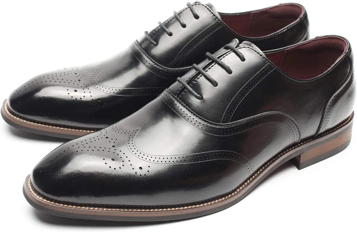 Мужские кожаные туфли на шнуровке для делового и официального стиля Oxfords, Derby, Brogue, Wingtip ретро-тематика Abborora, черный
Мужские кожаные туфли на шнуровке для делового и официального стиля Oxfords, Derby, Brogue, Wingtip ретро-тематика Abborora, черный