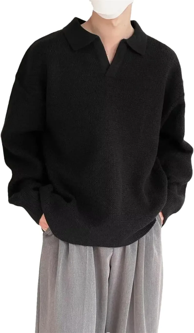 Свитер мужской оверсайз Casual Pullovers осень-зима Korean Streetwear
Свитер мужской оверсайз Casual Pullovers осень-зима Korean Streetwear