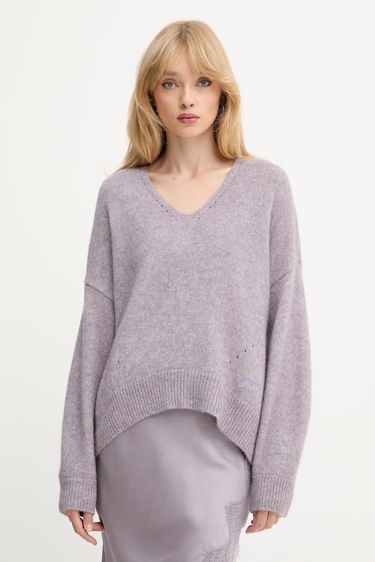 Свитер из смесовой шерсти Boss Orange, фиолетовый
Свитер из смесовой шерсти Boss Orange, фиолетовый