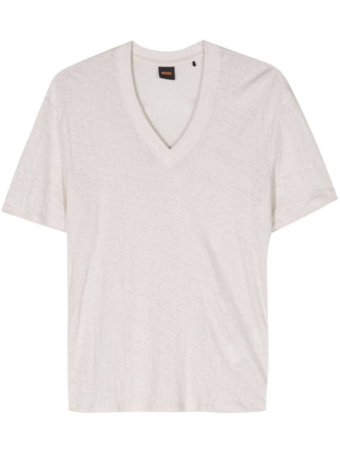 BOSS льняная футболка с вышитым логотипом, нейтральный цвет
BOSS льняная футболка с вышитым логотипом, нейтральный цвет