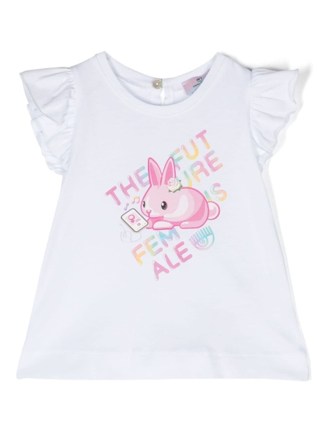 Chiara Ferragni футболка с графичным принтом, белый
Chiara Ferragni футболка с графичным принтом, белый