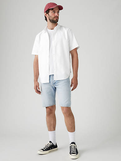 501 Оригинальный крой Легкие 9-дюймовые мужские шорты Levi's, цвет Light Thread - Light Wash
501 Оригинальный крой Легкие 9-дюймовые мужские шорты Levi's, цвет Light Thread - Light Wash