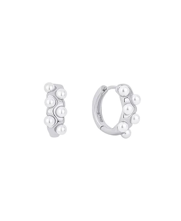 Серьги-Кольца с имитацией культивированного жемчуга And Now This, silver
Серьги-Кольца с имитацией культивированного жемчуга And Now This, silver