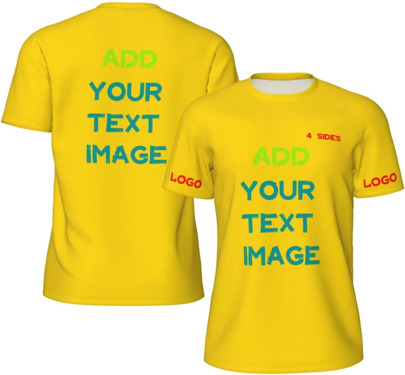 Футболка Custom с принтом на 4 сторонах
Футболка Custom с принтом на 4 сторонах