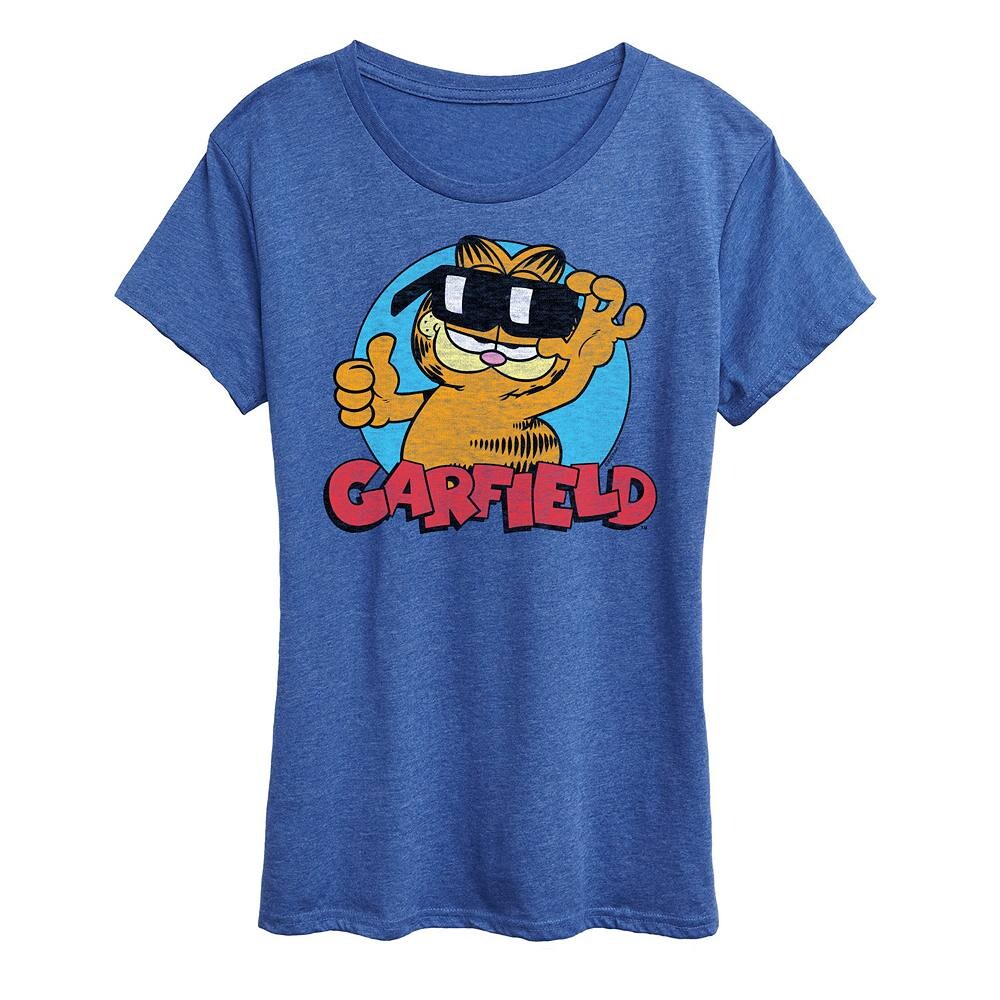 Женская футболка с рисунком солнцезащитных очков Garfield Licensed Character, цвет Heather Royal Blue
Женская футболка с рисунком солнцезащитных очков Garfield Licensed Character, цвет Heather Royal Blue
