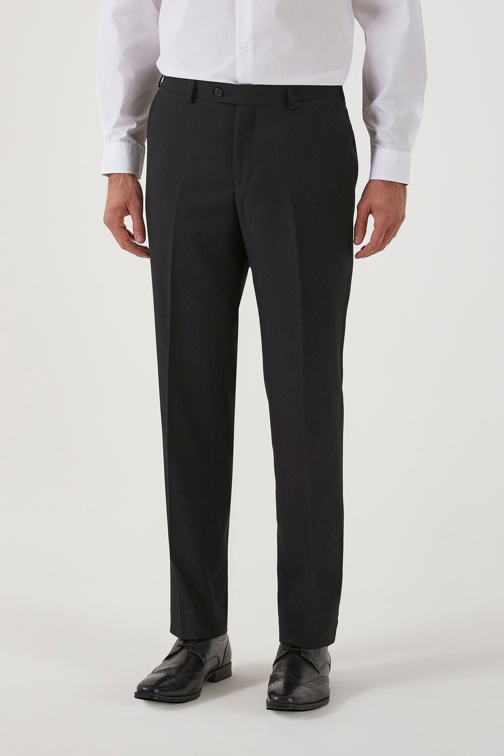 Romulus Экологичные черные костюмные брюки узкого кроя Skopes, черный
Romulus Экологичные черные костюмные брюки узкого кроя Skopes, черный