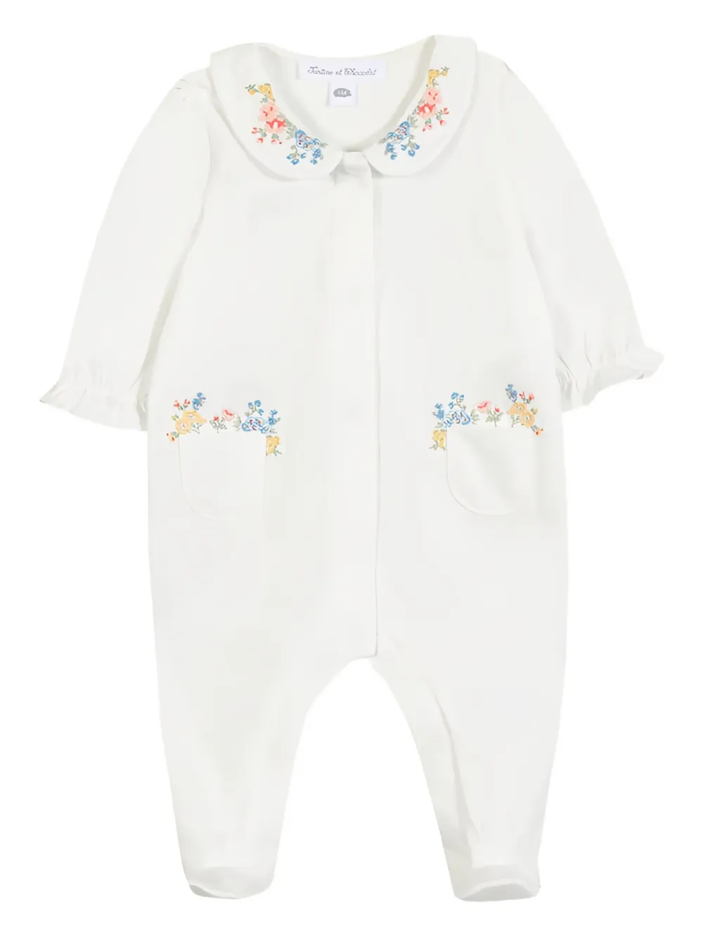 Пижама с цветочной вышивкой Tartine Et Chocolat, белый
Пижама с цветочной вышивкой Tartine Et Chocolat, белый