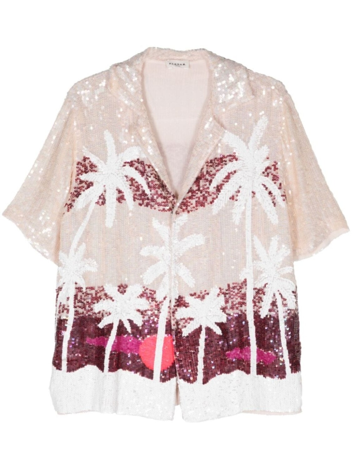 Рубашка Palms с пайетками PAROSH, розовый
Рубашка Palms с пайетками PAROSH, розовый