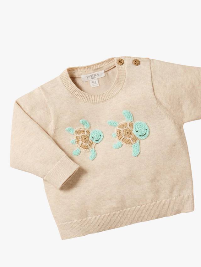 Детский джемпер-черепаха из органического хлопка Purebaby, цвет Sand Melange
Детский джемпер-черепаха из органического хлопка Purebaby, цвет Sand Melange