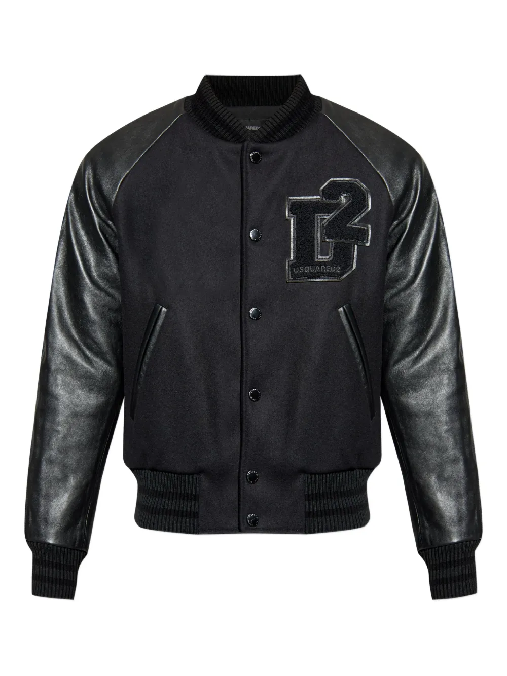 Бомбер с нашивкой-логотипом DSQUARED2, черный
Бомбер с нашивкой-логотипом DSQUARED2, черный