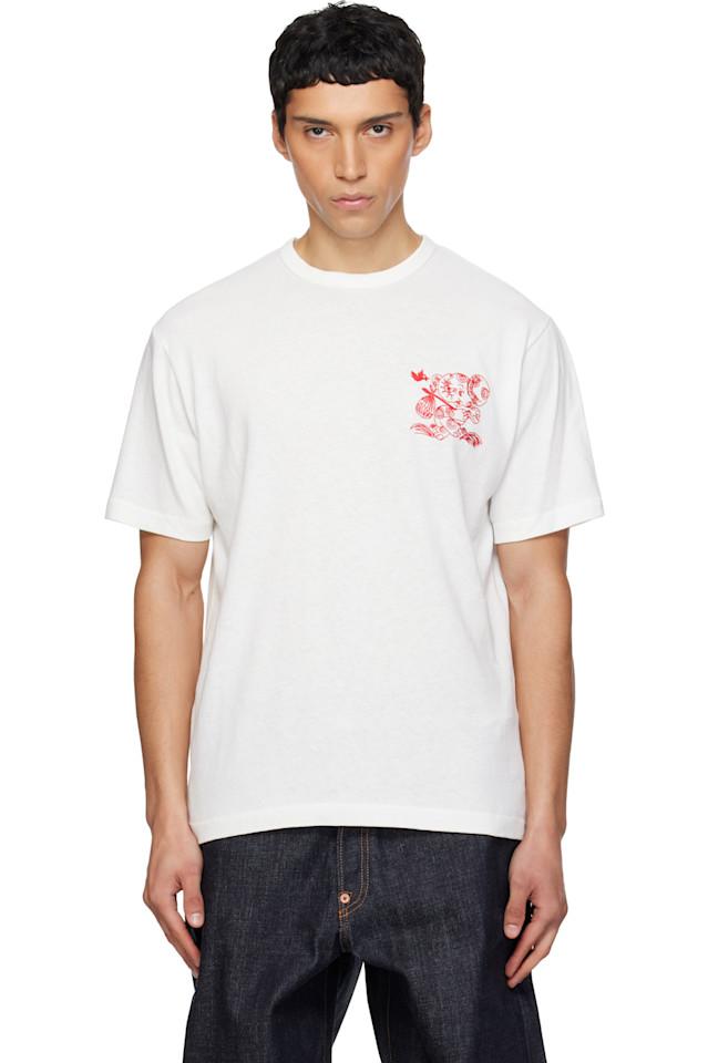 Kenzo Белая футболка Kenzo Paris с вышитым контуром «Kenzo Cartoon»
Kenzo Белая футболка Kenzo Paris с вышитым контуром «Kenzo Cartoon»