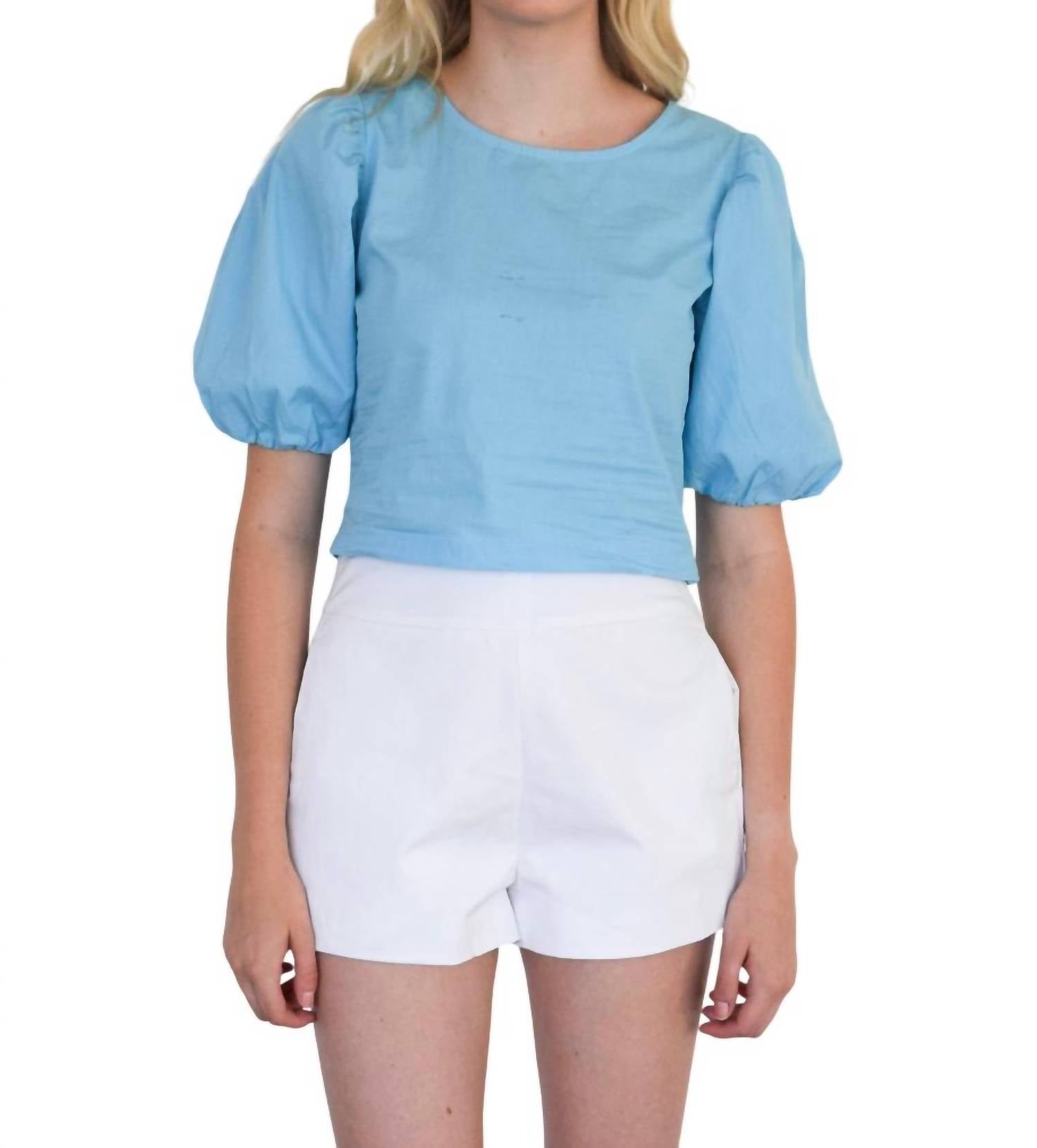 Топ с рукавами-фонариками в цвете Air Blue Never a Wallflower
Топ с рукавами-фонариками в цвете Air Blue Never a Wallflower