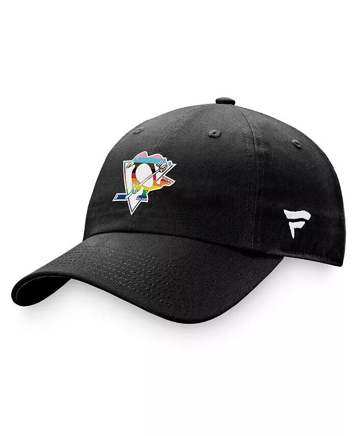 Мужская черная регулируемая кепка с логотипом команды Pittsburgh Penguins Pride Fanatics
Мужская черная регулируемая кепка с логотипом команды Pittsburgh Penguins Pride Fanatics