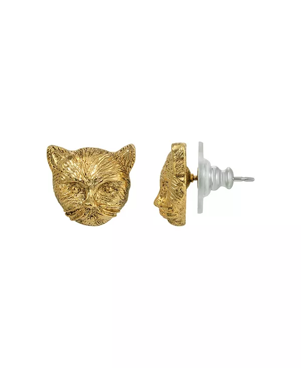Серьги-Гвоздики в виде кошек золотистого оттенка 2028, yellow
Серьги-Гвоздики в виде кошек золотистого оттенка 2028, yellow