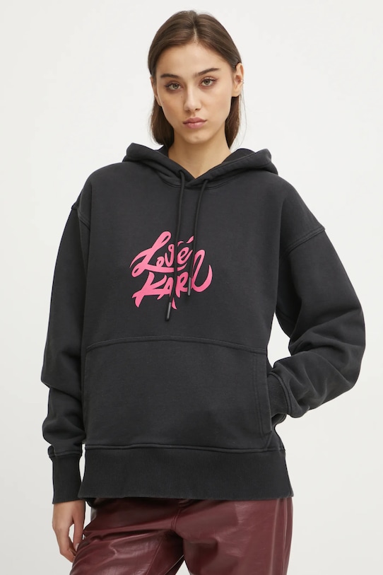 Хлопковая толстовка Karl Lagerfeld Jeans, черный
Хлопковая толстовка Karl Lagerfeld Jeans, черный