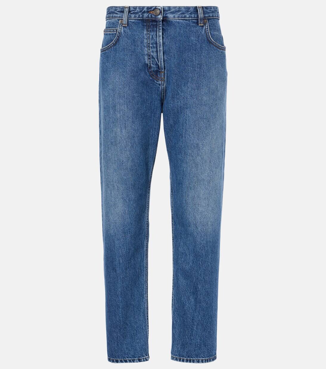 Джинсы прямого кроя Riaco средней посадки The Row, индиго
Джинсы прямого кроя Riaco средней посадки The Row, индиго