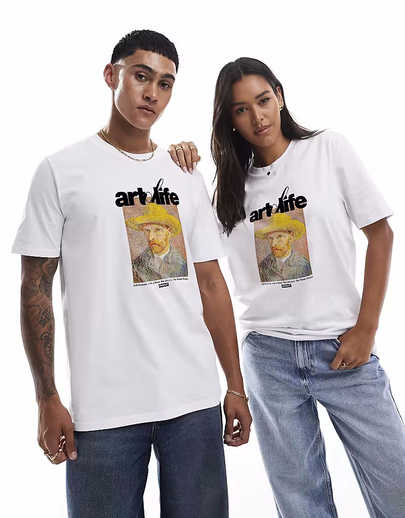 Футболка с автопортретом Ван Гога белого цвета Prnt
Футболка с автопортретом Ван Гога белого цвета Prnt