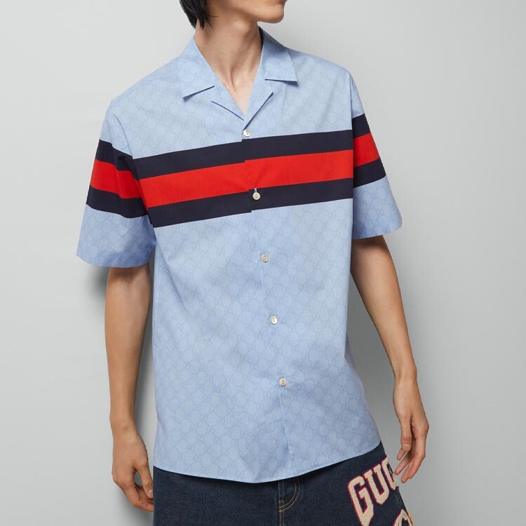 Китайская новогодняя рубашка для мужчин светло-голубого цвета Gucci, светло-голубой
Китайская новогодняя рубашка для мужчин светло-голубого цвета Gucci, светло-голубой