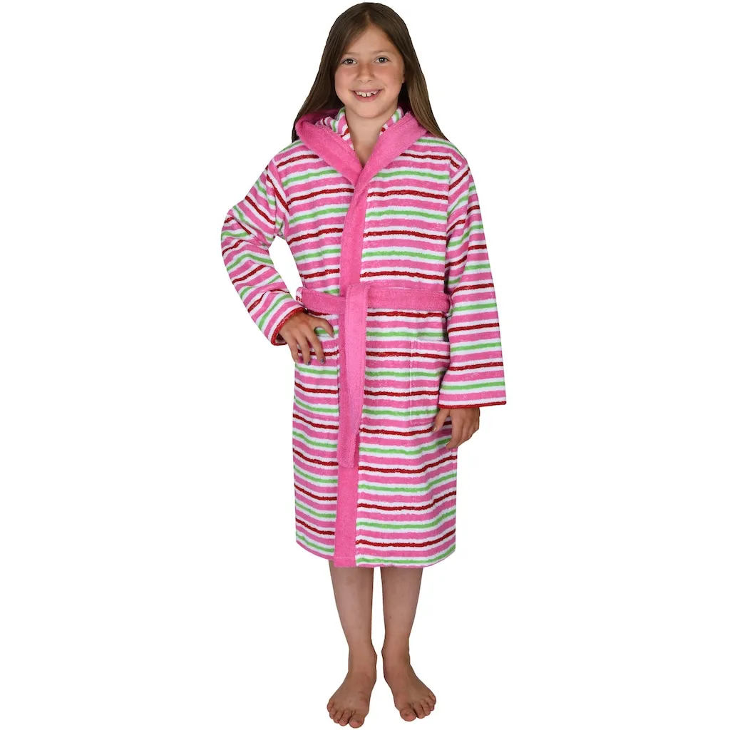 Детский банный халат Ringel с полосатым узором, с карманами, машинная стирка, подходит для сушки в сушильной машине Wörner, Orchidee
Детский банный халат Ringel с полосатым узором, с карманами, машинная стирка, подходит для сушки в сушильной машине Wörner, Orchidee