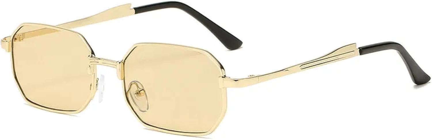 Роскошные солнцезащитные очки, модные прямоугольные, женские и мужские, металлические, для вождения, классические очки с защитой от УФ-излучения UV400 TKKTLLT, Gold Champagne
Роскошные солнцезащитные очки, модные прямоугольные, женские и мужские, металлические, для вождения, классические очки с защитой от УФ-излучения UV400 TKKTLLT, Gold Champagne