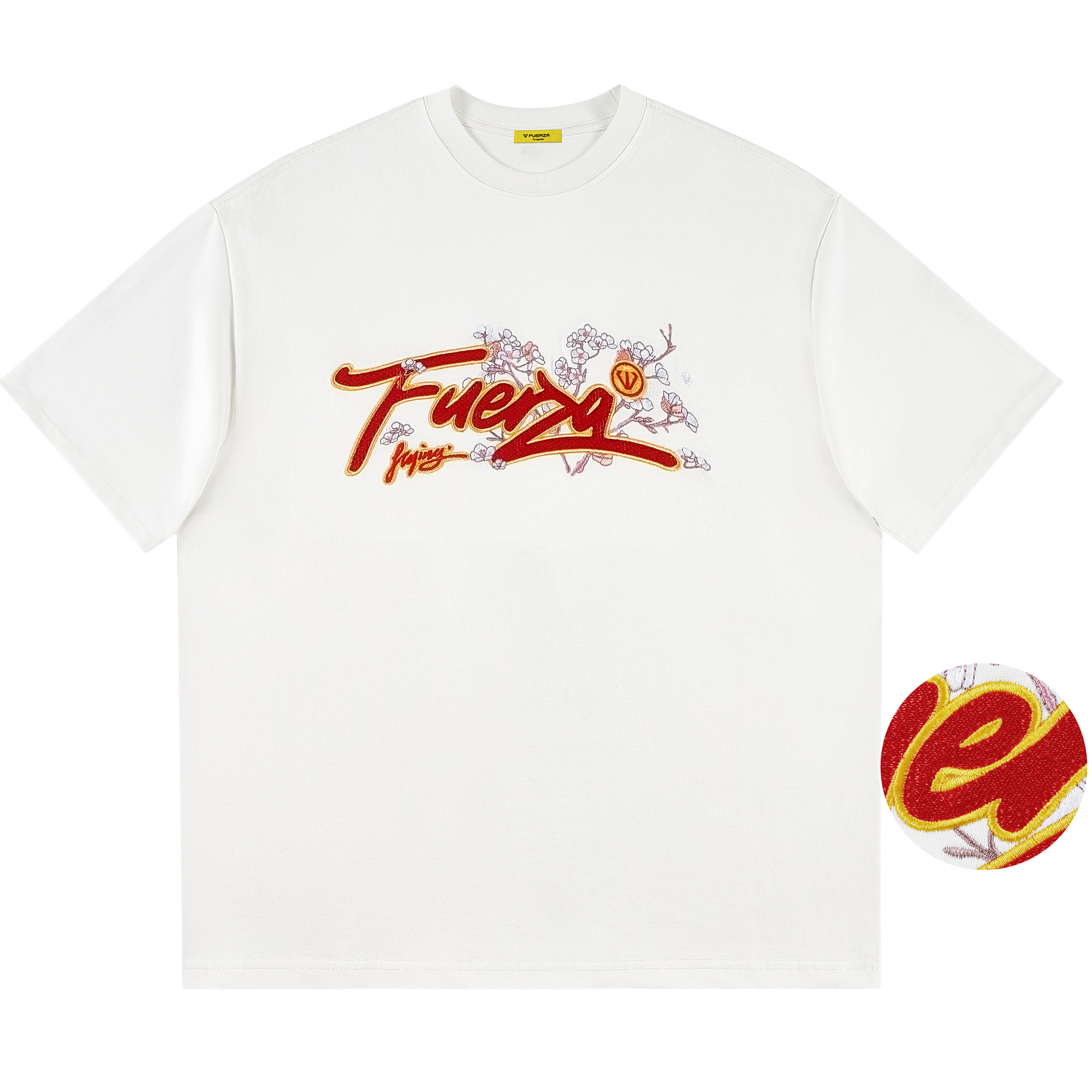 Футболка унисекс с рукавом дроп-шилдер FUERZA, белая
Футболка унисекс с рукавом дроп-шилдер FUERZA, белая