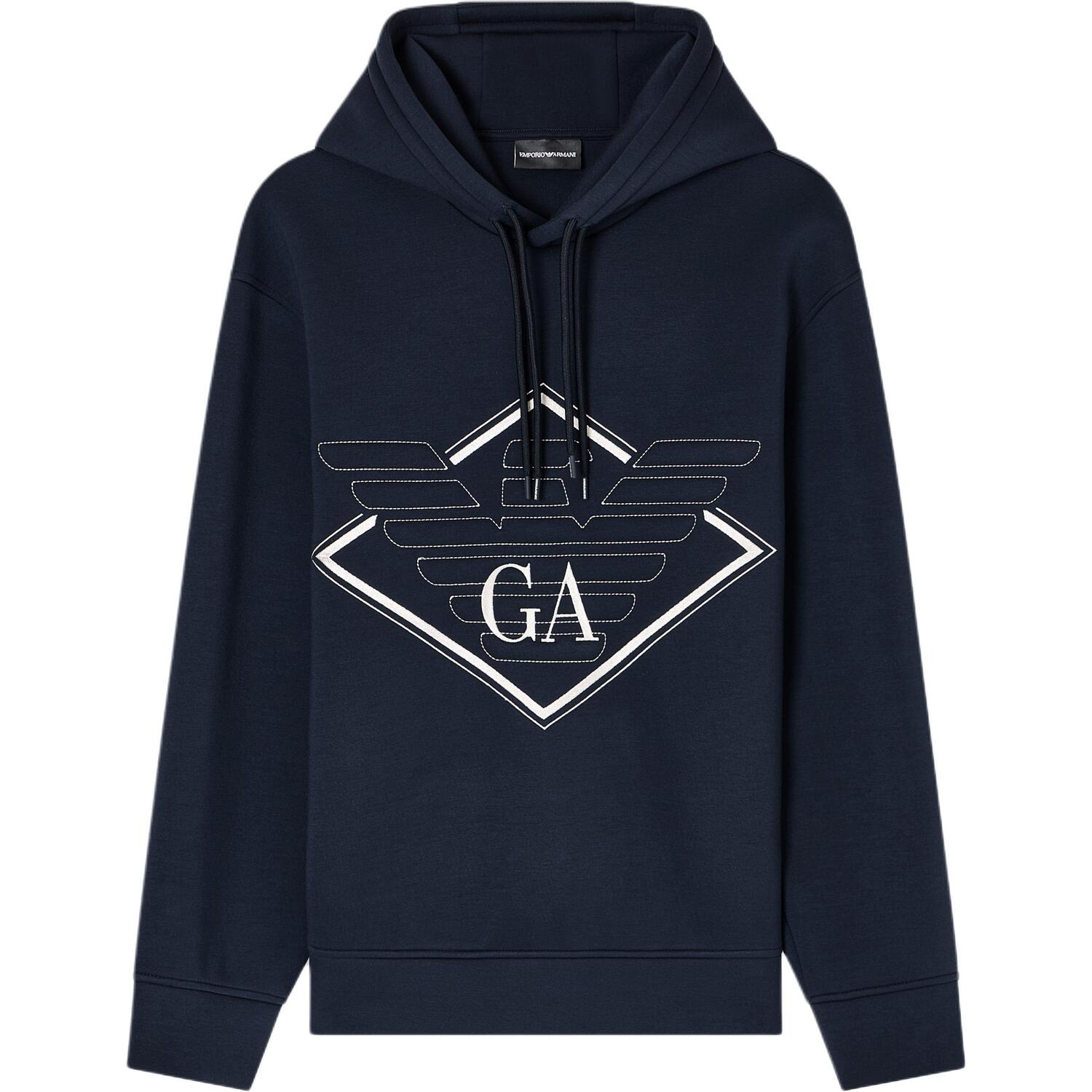 Толстовка с капюшоном с принтом в виде орла и ромба EMPORIO ARMANI, темно-синий
Толстовка с капюшоном с принтом в виде орла и ромба EMPORIO ARMANI, темно-синий