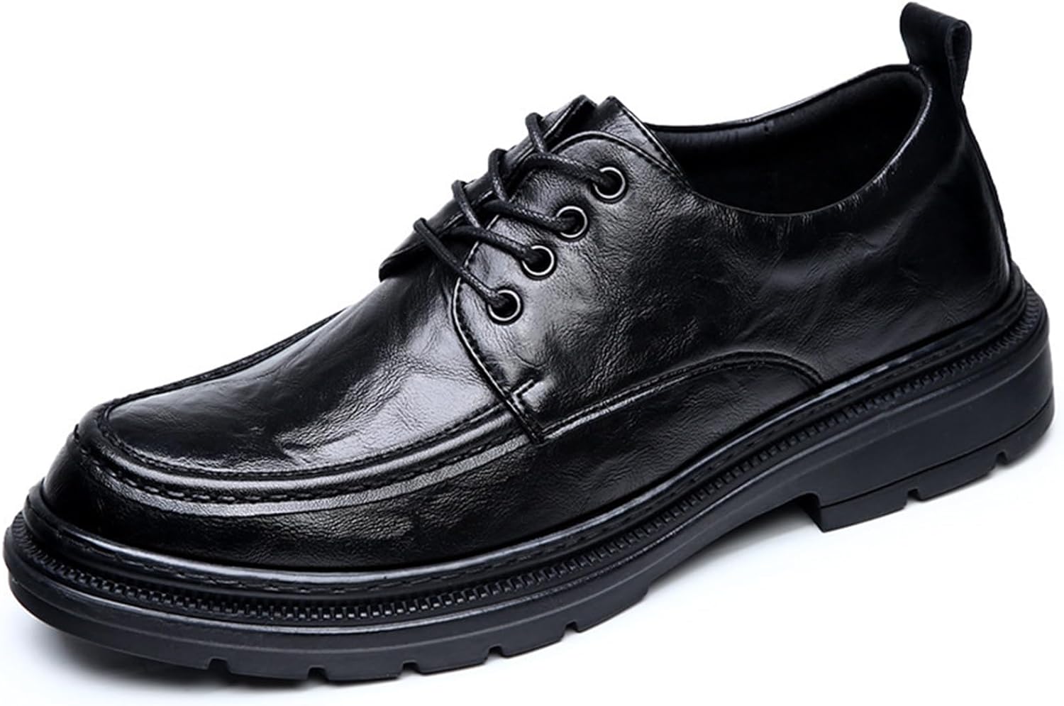 Мужские кожаные туфли оксфорды на шнуровке с платформой, круглый носок, удобные повседневные и деловые классические туфли Cvgvjy, черный
Мужские кожаные туфли оксфорды на шнуровке с платформой, круглый носок, удобные повседневные и деловые классические туфли Cvgvjy, черный