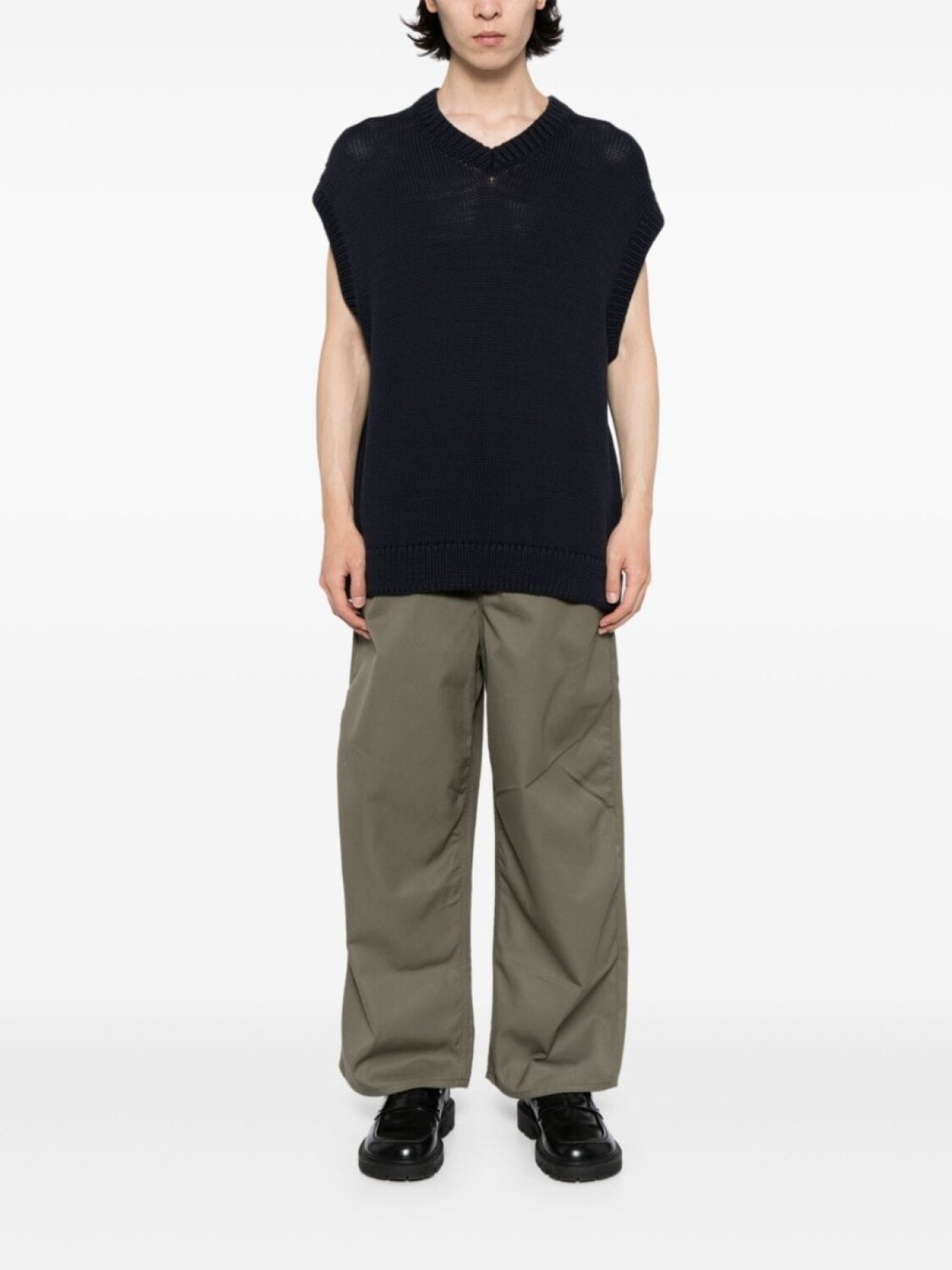 Hed Mayner брюки широкого кроя, нейтральный цвет
Hed Mayner брюки широкого кроя, нейтральный цвет