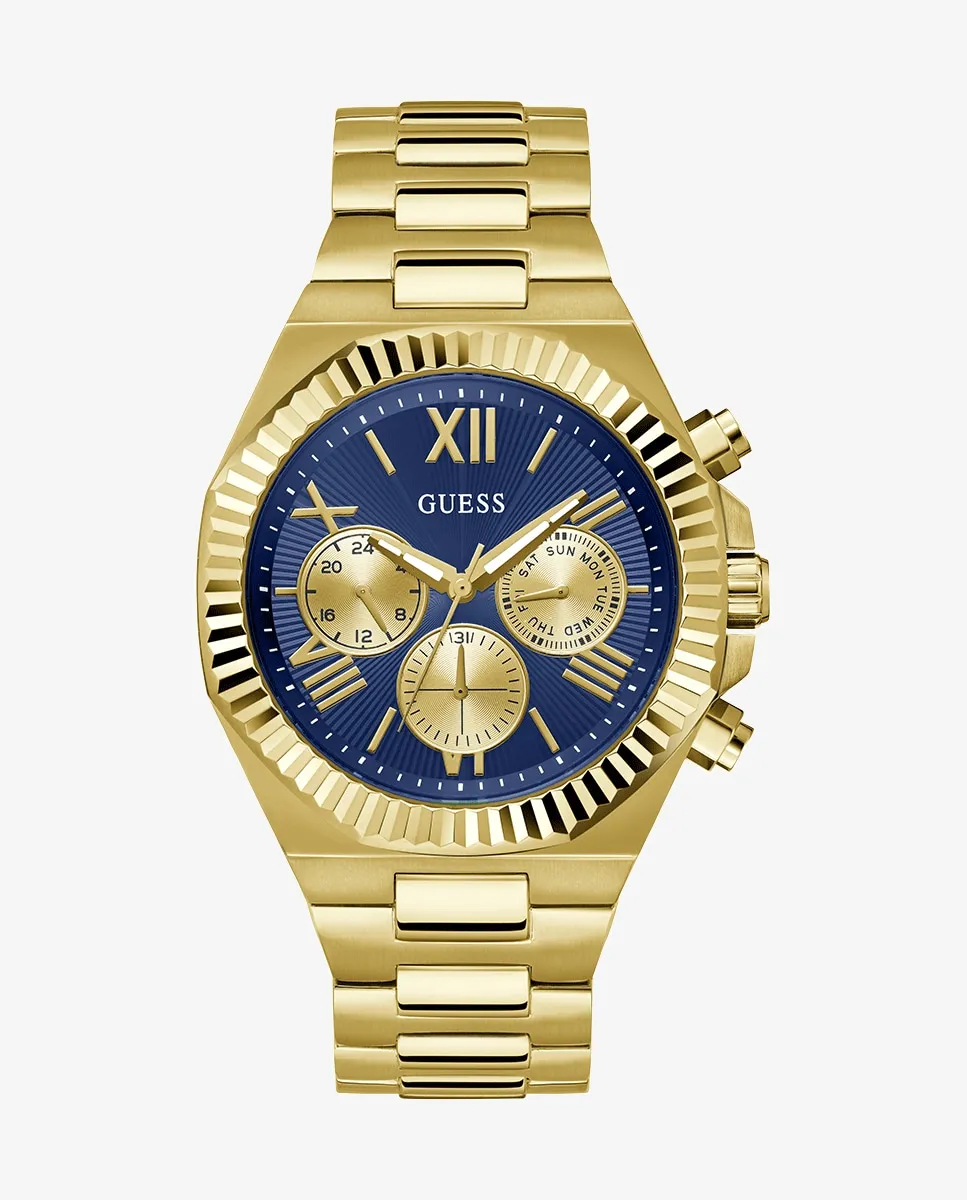 Мужские часы Equity GW0703G6 из стали и золотого ремешка Guess
Мужские часы Equity GW0703G6 из стали и золотого ремешка Guess