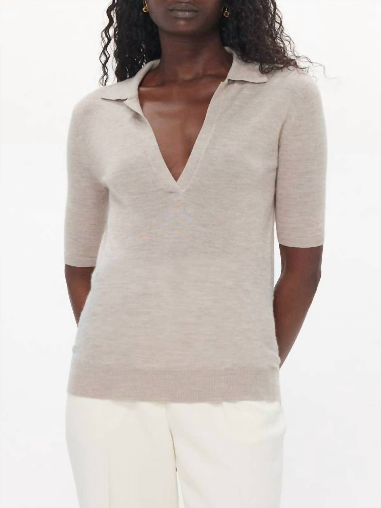 Топ Frank Polo цвета овсянки Gabriela Hearst, цвет oatmeal
Топ Frank Polo цвета овсянки Gabriela Hearst, цвет oatmeal